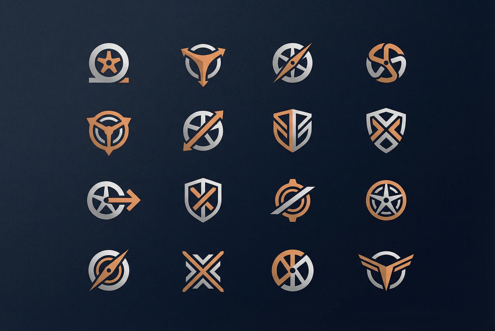 小马拉大车合作改装品牌Logo墙