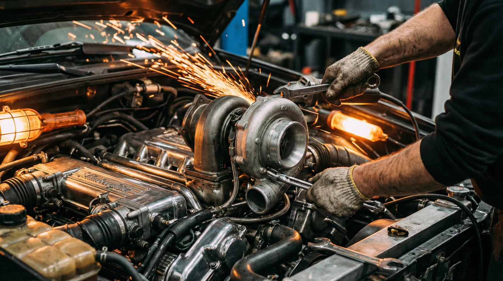 小马拉大车修车视频-涡轮增压改装教程