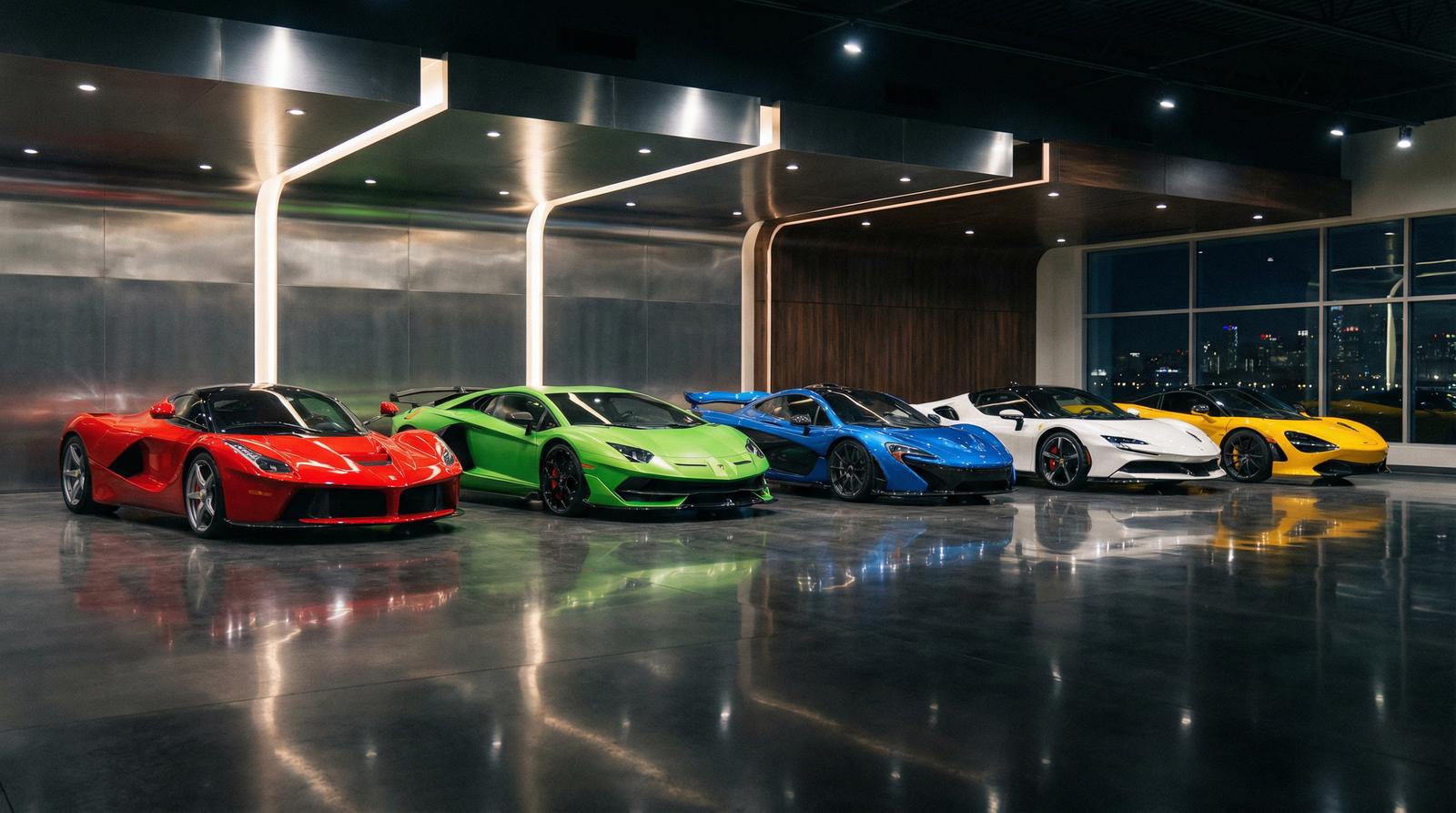 小马拉大车跑车视频-超跑车库巡礼